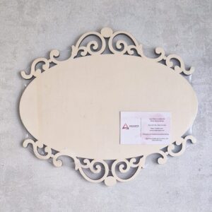 MADEIRA| PLACA OVAL COM FILIGRANA  30X27CM
