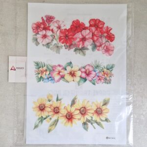 TRANSFER PRO FLORES BARRAS 21X29CM
