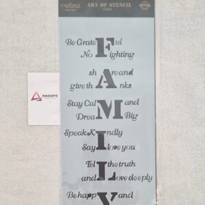 STENCIL| CADENCE FAMILY  10X25CM