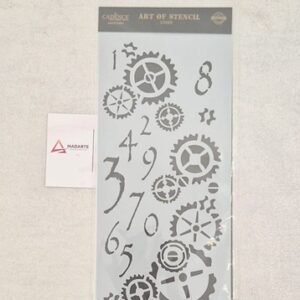 STENCIL| CADENCE ENGRENAGENS  10X25CM