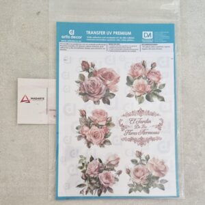 ARTIS DECOR| TRANSFER UV PREMIUM EL JARDIM 14X17CM
