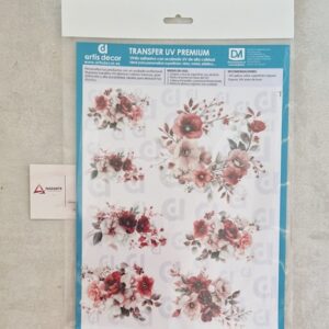 ARTIS DECOR| TRANSFER UV PREMIUM RAMOS FLORAIS 20X25CM