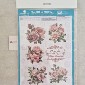 ARTIS DECOR| TRANSFER UV PREMIUM EL JARDIM 20X25CM