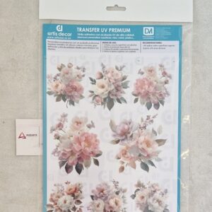 ARTIS DECOR| TRANSFER UV PREMIUM PETUNIAS 20X25CM