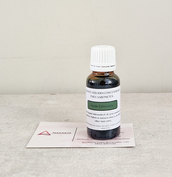CORANTE SABONETES VERDE ESMERALDA 20ML