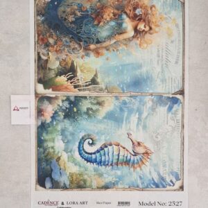 CADENCE| PAPEL DE ARROZ LORA ART 2527  30X41CM