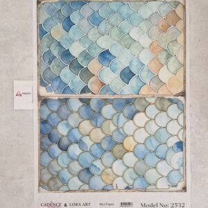 CADENCE| PAPEL DE ARROZ LORA ART 2532  30X41CM