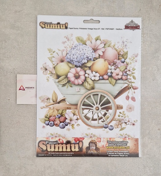 PROJETEC| PAPEL SUMIU PRIMAVERA VINTAGE 07