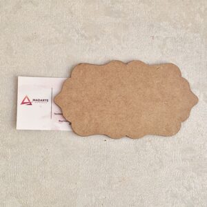 MDF| PLACA  15X8.2X0.3CM