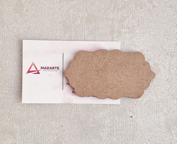MDF| PLACA 8X4.4X0.3CM