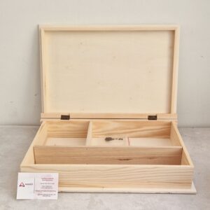 MADEIRA| CAIXA DE BATIZADO LIVRO 25.5X8X38CM