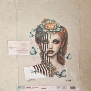 ARTIS DECOR| TRANSFER CHICA MAGIA- ESSENCIA   25X30CM