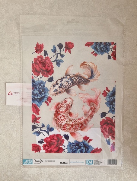 ARTIS DECOR| TRANSFER KOI FISHES 2 25X30CM