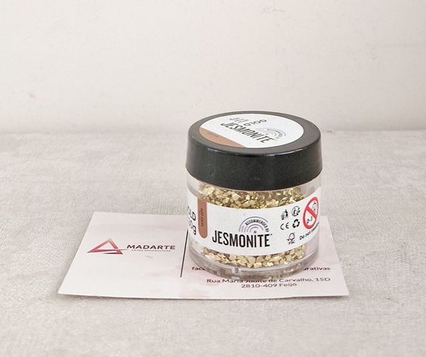 JESMONITE GLITTER CHIPS OURO 30GRS