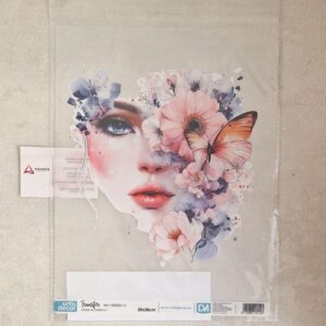 ARTIS DECOR| TRANSFER DAMA ACUARELA 3  25X30CM