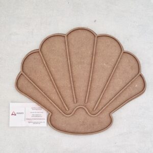 MADEIRA APLICAÇÃO DECORATIVA 25CM CONCHA
