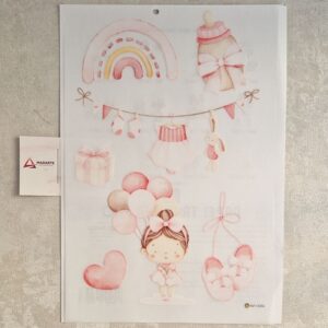 TRANSFER PRO INFANTIL MENINA  21X29CM