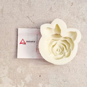 MOLDE DE SILICONE ROSA  6,5X2,5CM