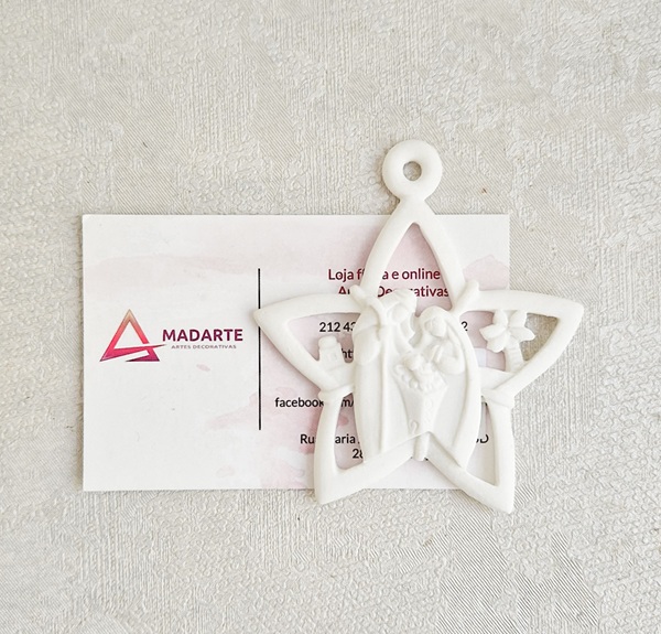 MARFINITE| PRESÉPIO NA ESTRELA 7.5X6.5CM