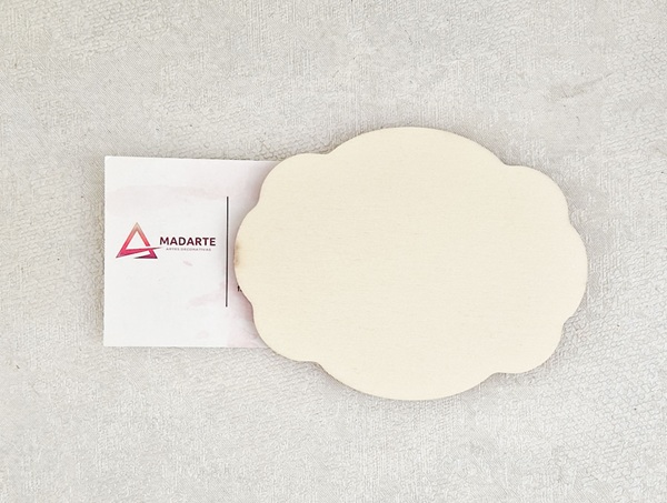 MADEIRA| PLACA RECORTADA LISA 10.3X8CM