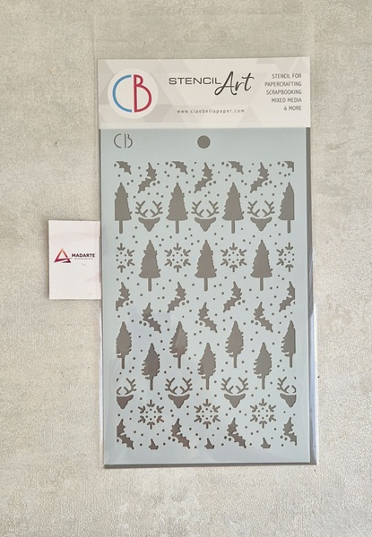 STENCIL| CIAOBELLA MS111 14.5X23.5CM