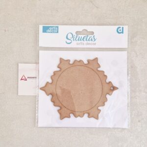 MADEIRA| MEDALHÃO DE NATAL 11X13.5CM