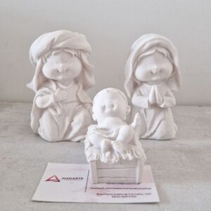 MARFINITE| PRESÉPIO INFANTIL 3PÇS 11CM