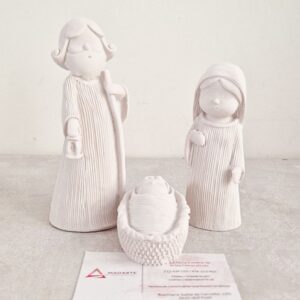 MARFINITE| PRESÉPIO 3PÇS 15CM