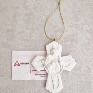 MARFINITE| SAGRADA FAMILIA NA CRUZ  10.5X8.5CM