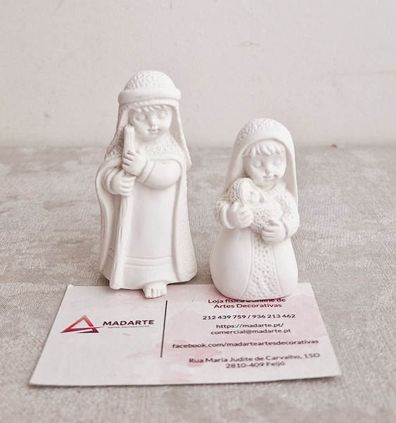 MARFINITE| PRESÉPIO 2PÇS 3.5X3X7CM
