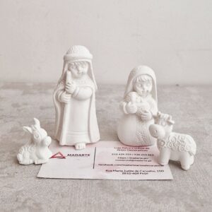 MARFINITE| PRESÉPIO 4PÇS  3.5X3X7CM