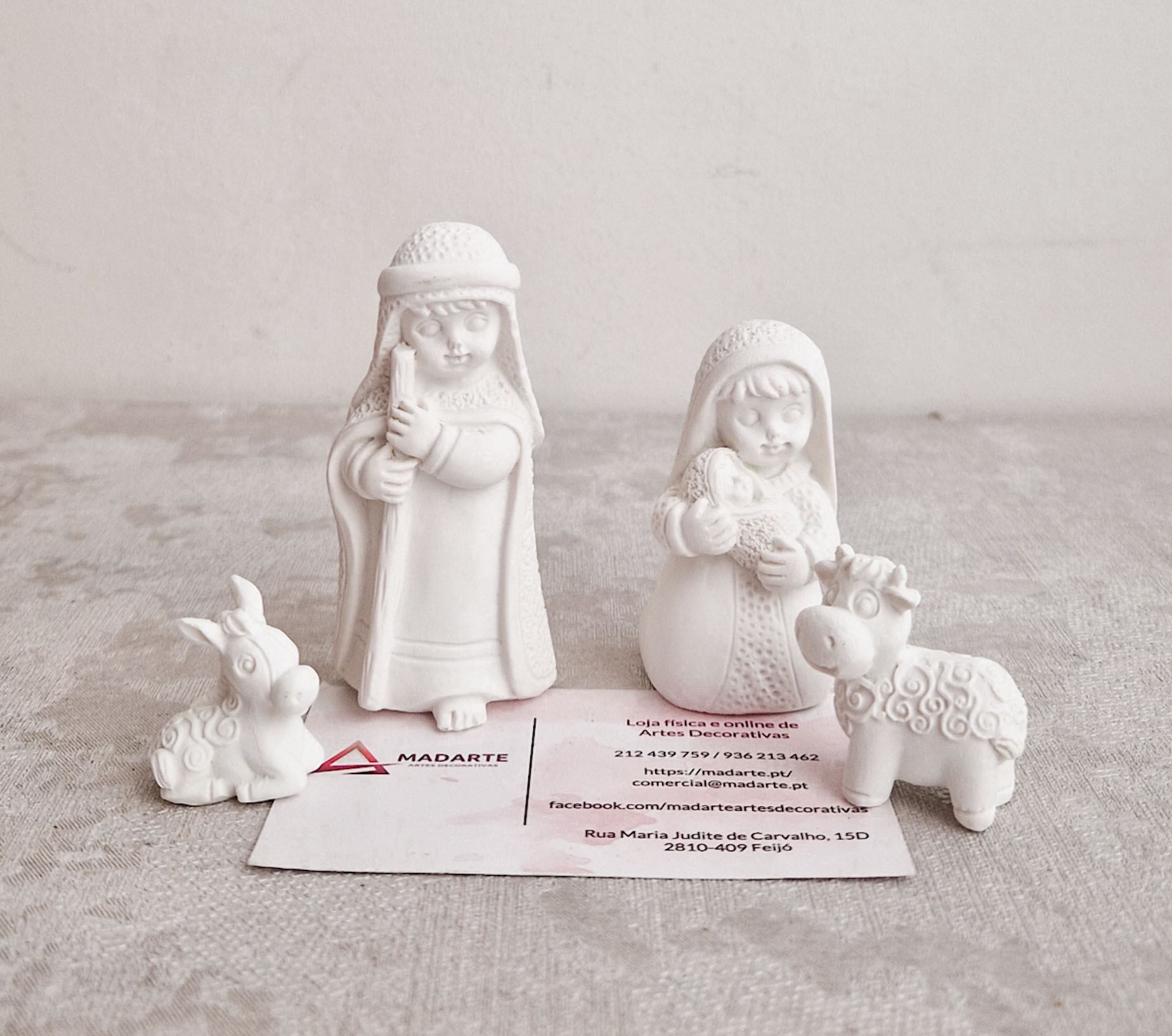 MARFINITE| PRESÉPIO 4PÇS 3.5X3X7CM