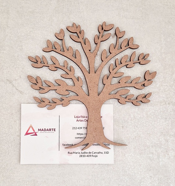 MDF| ARVORE DA VIDA 12X12X0.3CM
